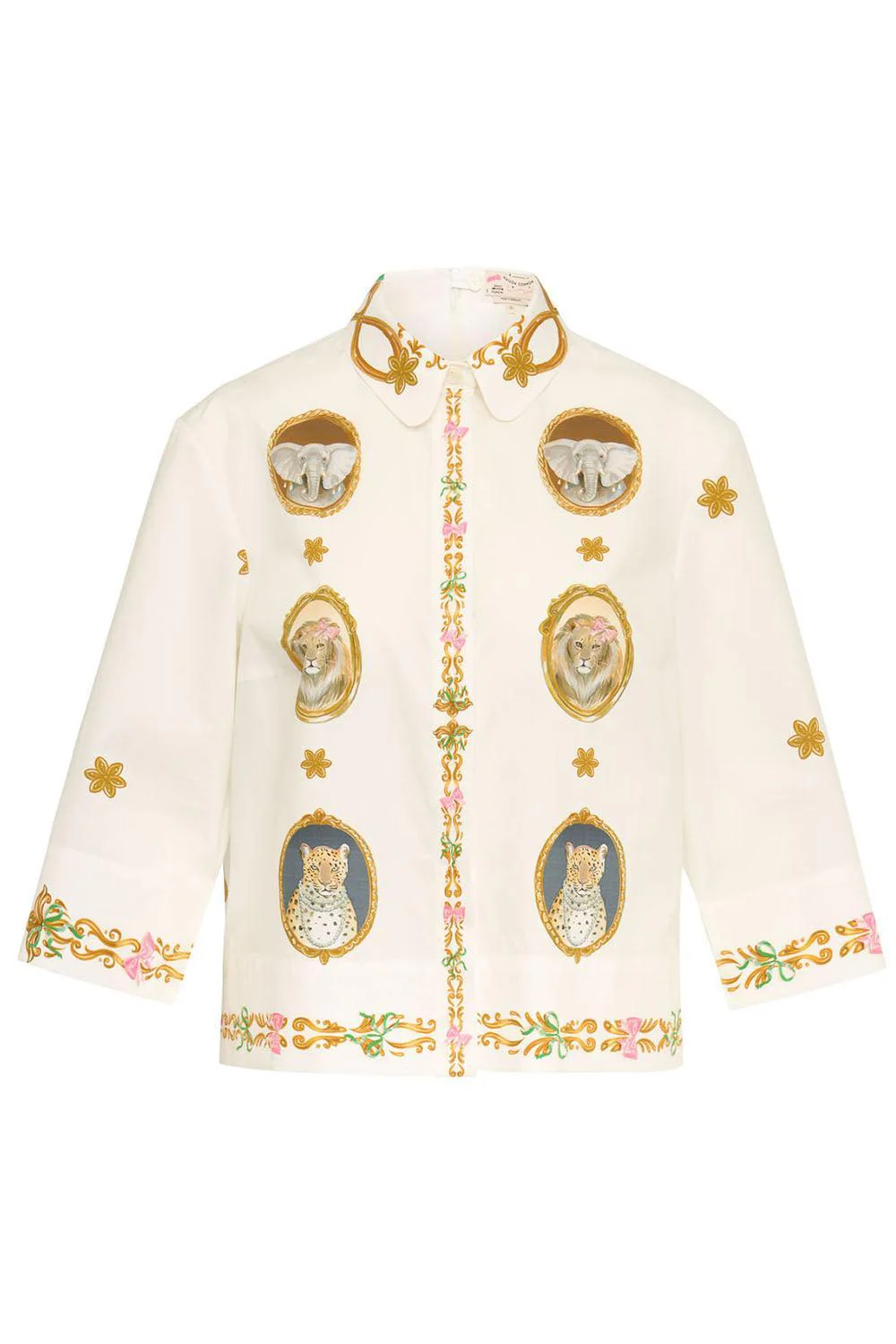 Animal Portrait Printed Shirt