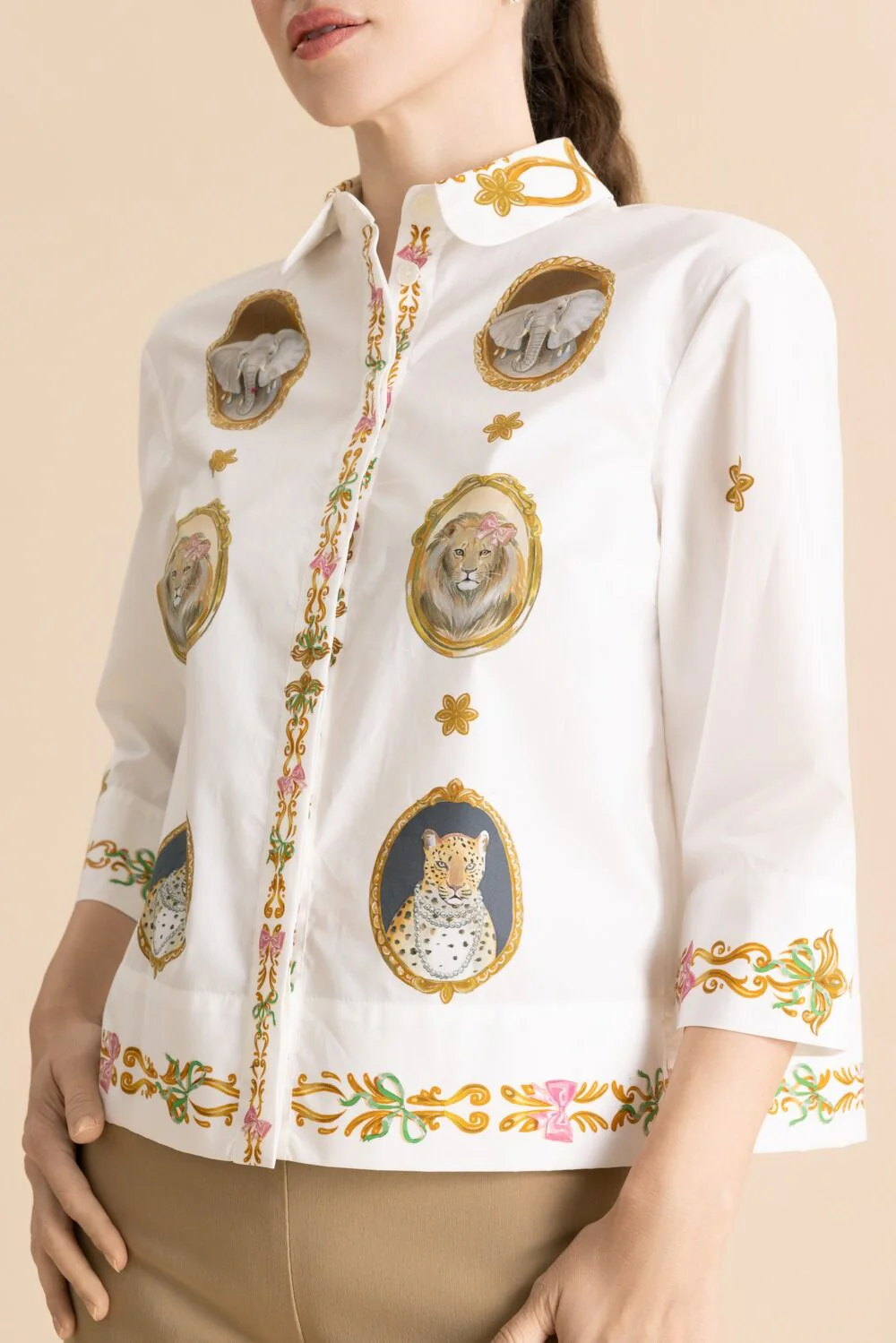 Animal Portrait Printed Shirt - Image 4