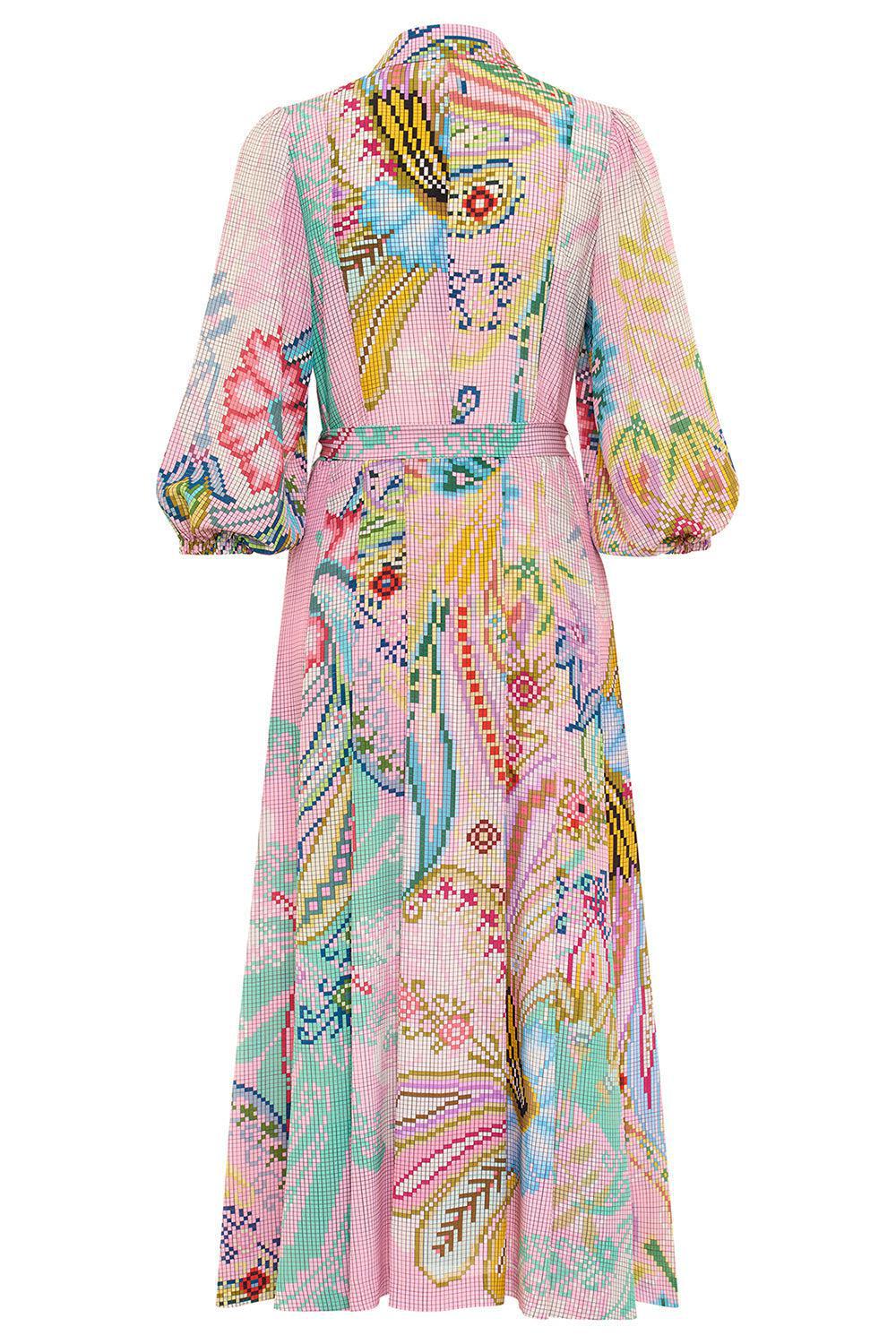 Belted Midi Dress - Image 3
