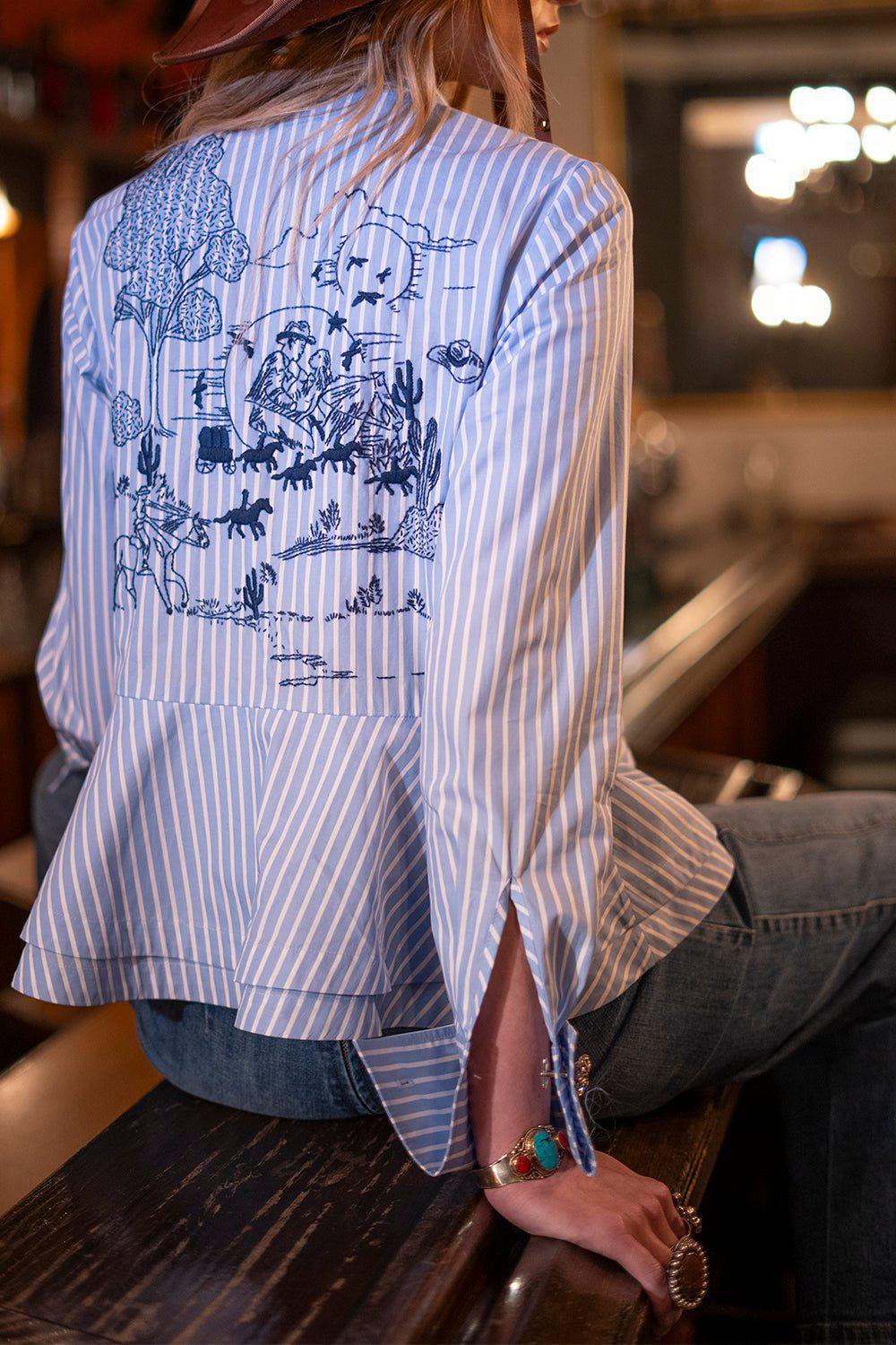 Cascade Ruffle Blouse - Image 3