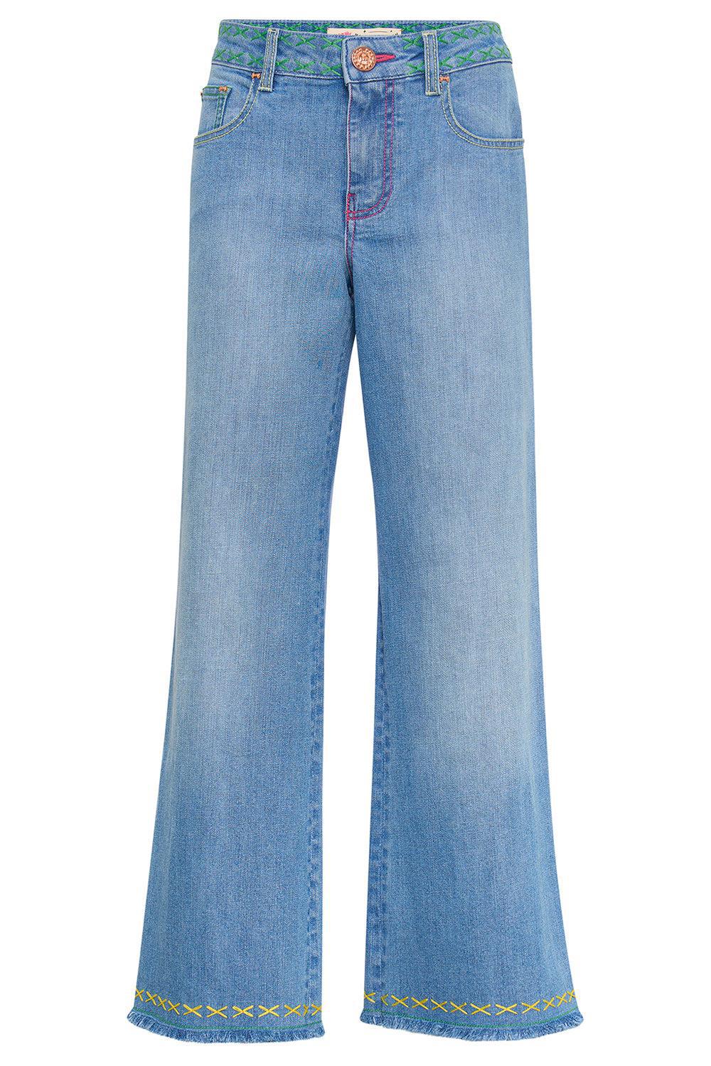 Colored Trim Jean
