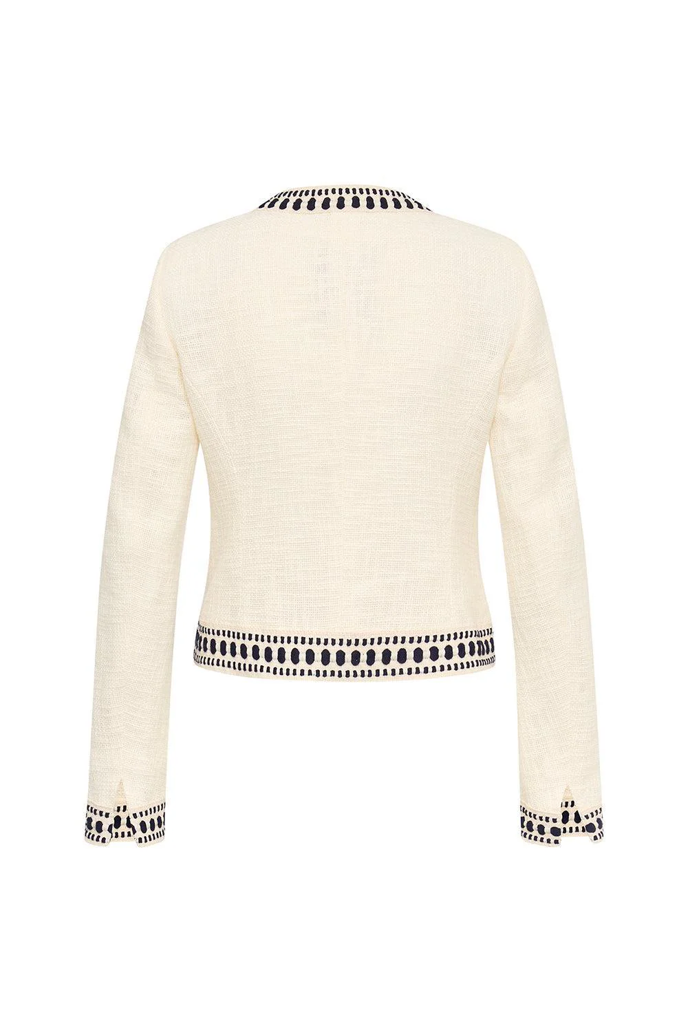 Contrast Trim Jacket - Image 4