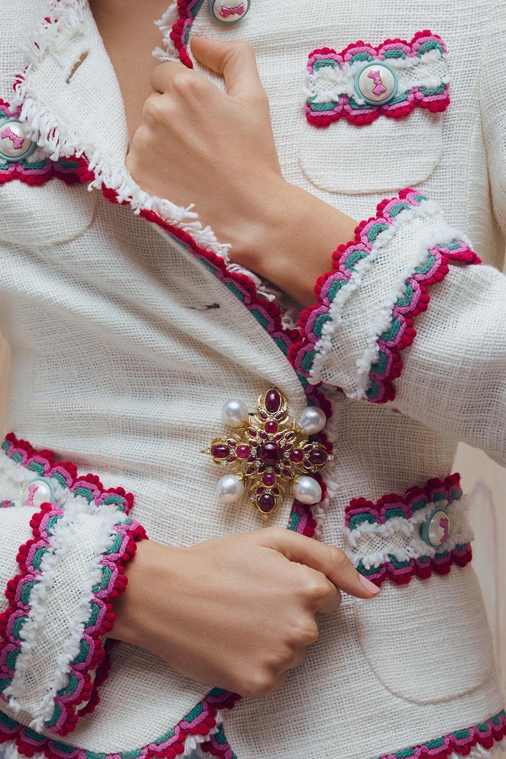Contrast Trim Jacket - Image 2
