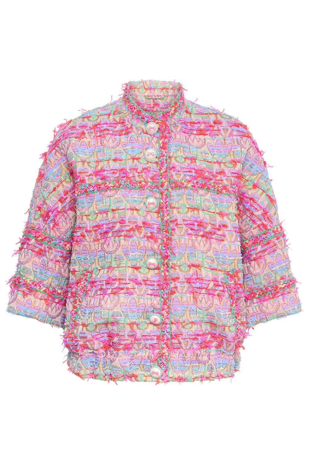 Eyelash Bomber Jacket