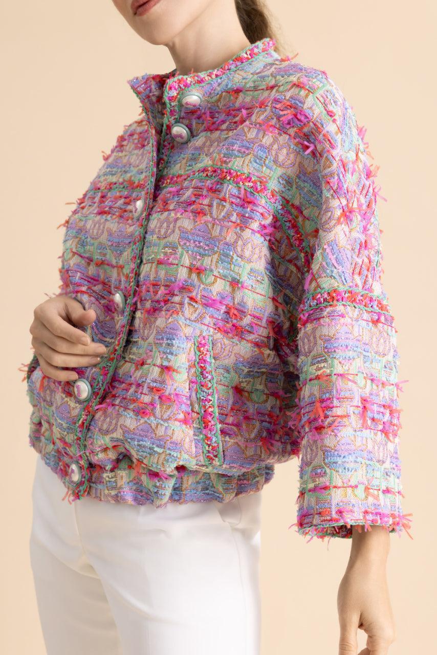Eyelash Bomber Jacket - Image 3