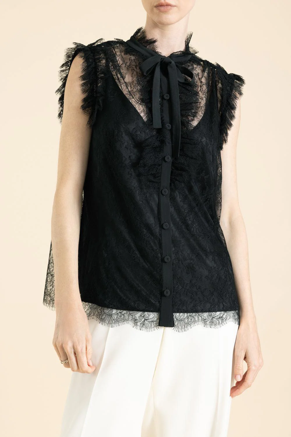 Lace Cami Blouse - Image 2