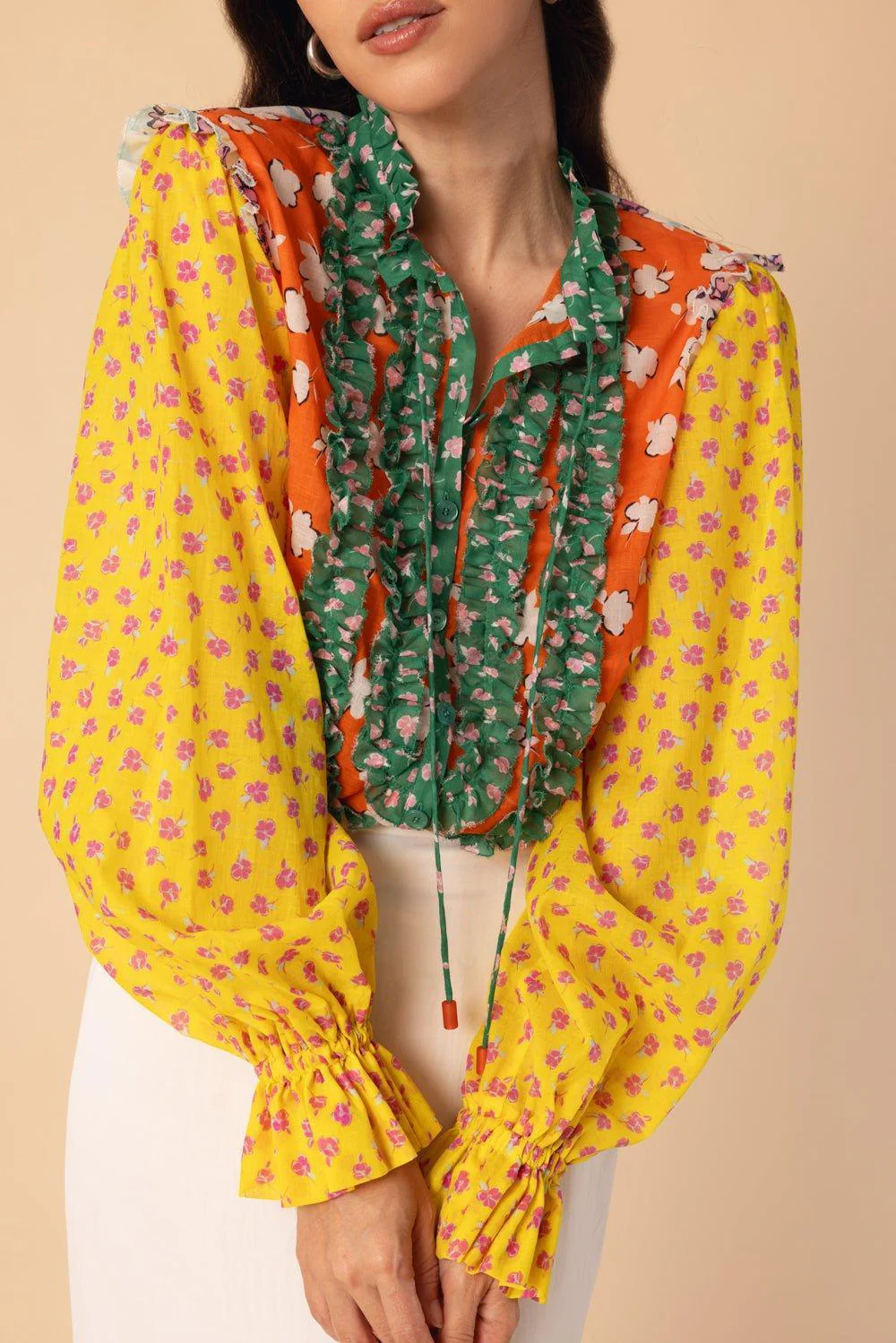 Patchwork Blouse - Image 3