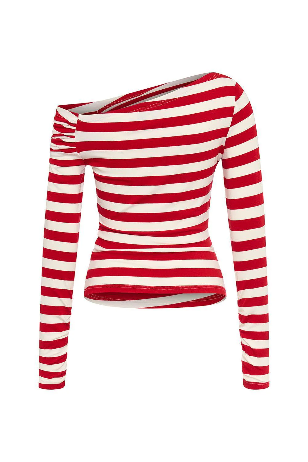 Stripe Tee - Red White - Image 4