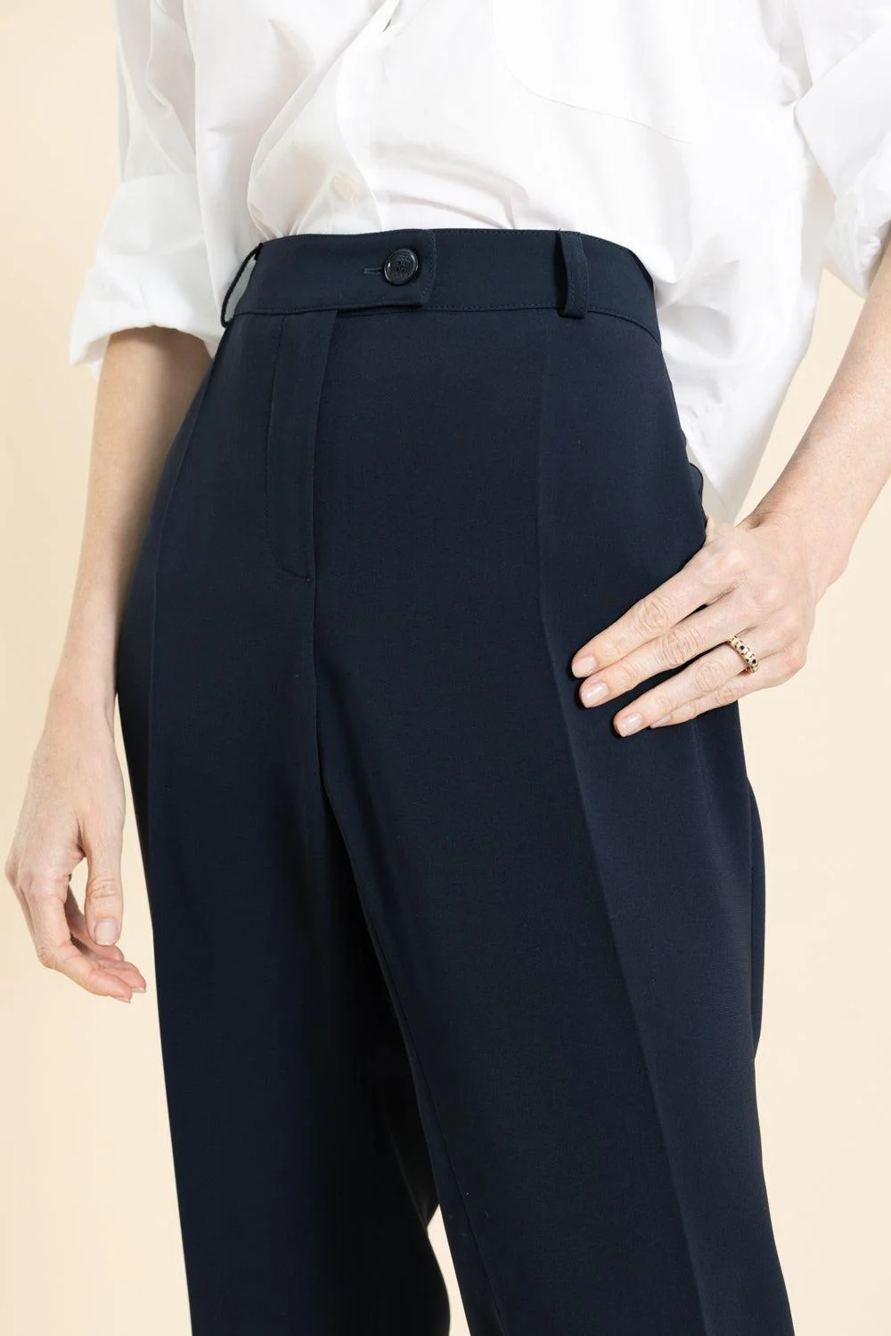 Tab Front Travel Slim Ankle Pant - Image 3