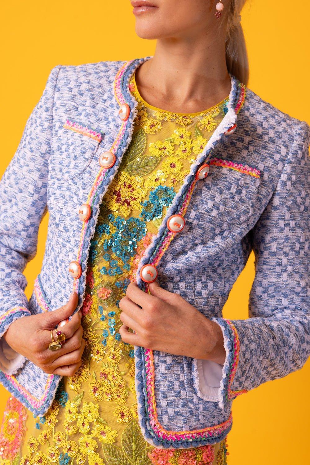 Tweed Buttoned Jacket - Image 2