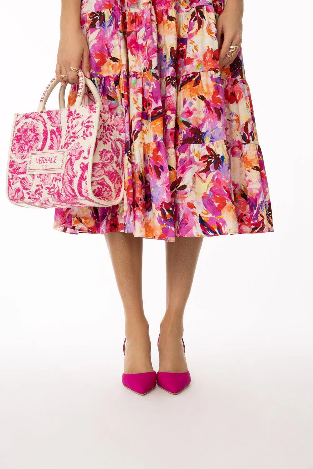 Carolyne Pump 70 - Pink Satin - Image 2