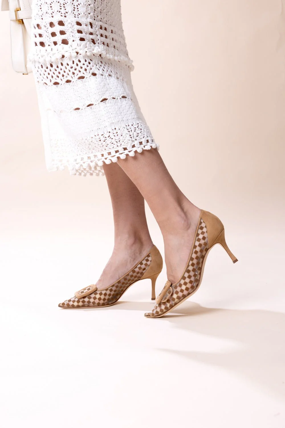 Maysale Pump - Brown Mesh - Image 2