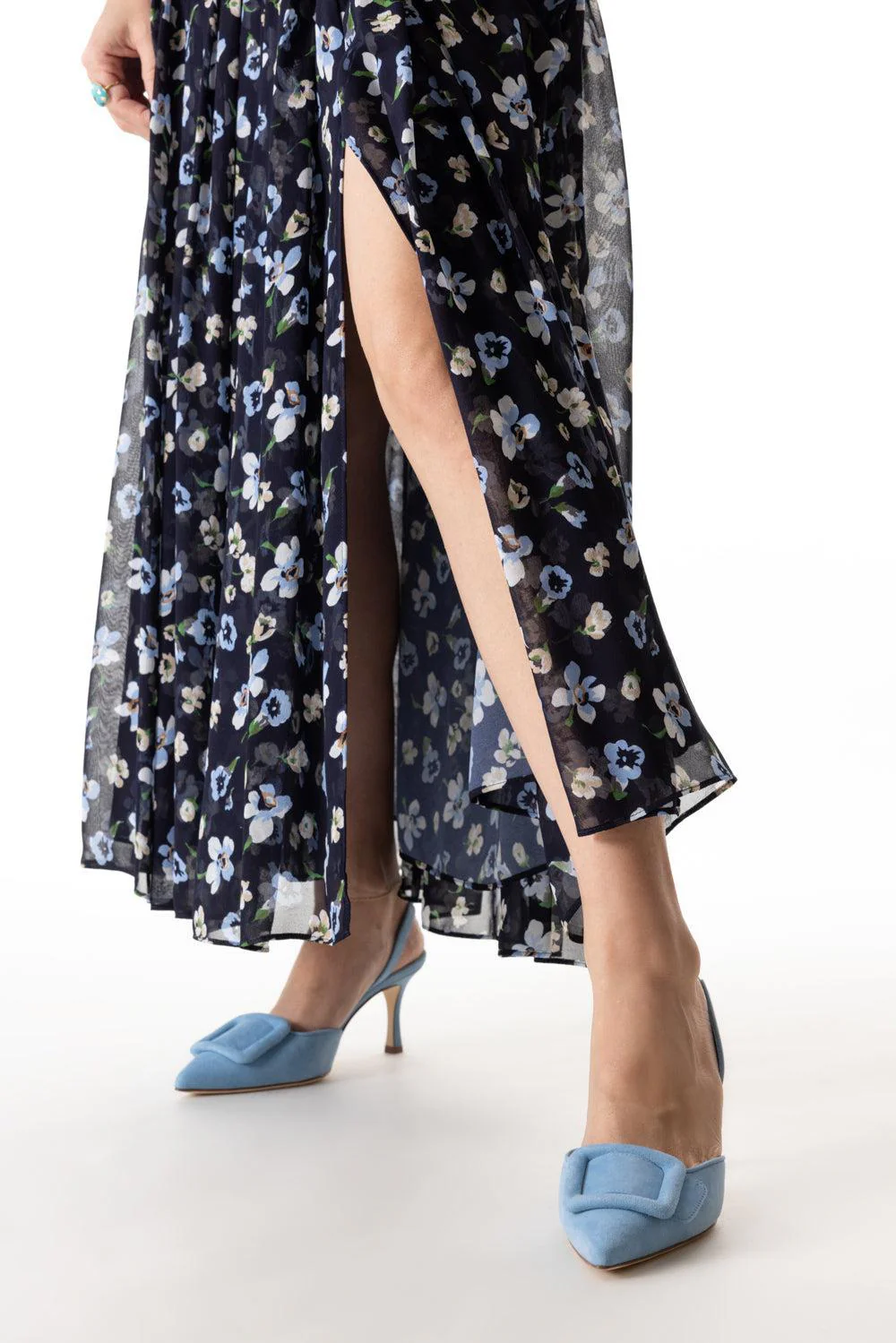 Maysli Slingback Pump - Medium Blue - Image 2