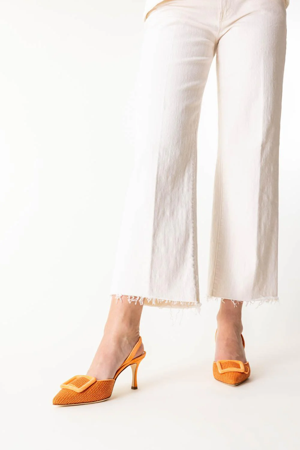 Mayslibi Slingback Pumps - Boramora Raffia - Image 2