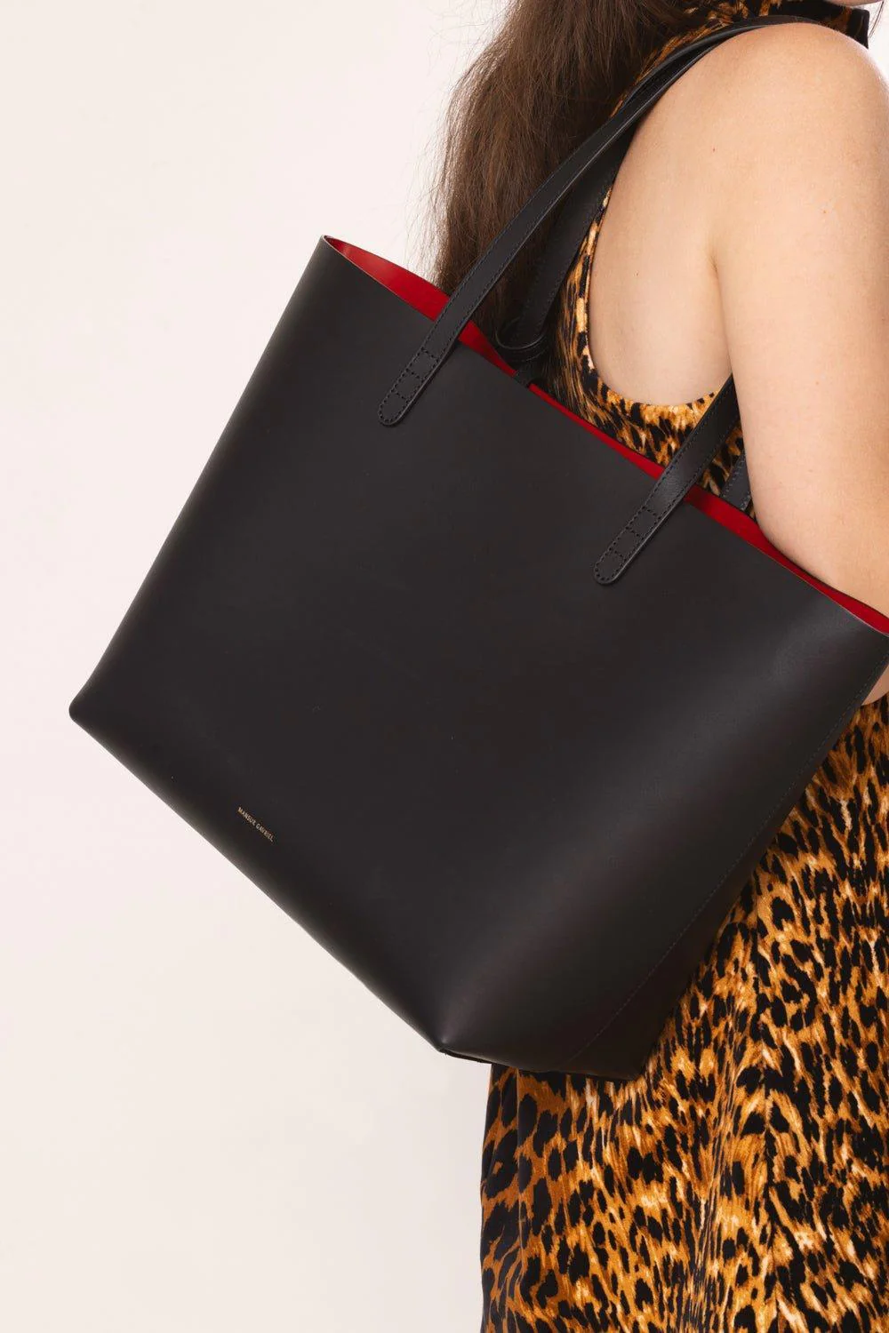 Large Tote - Black Flamingo - Image 3