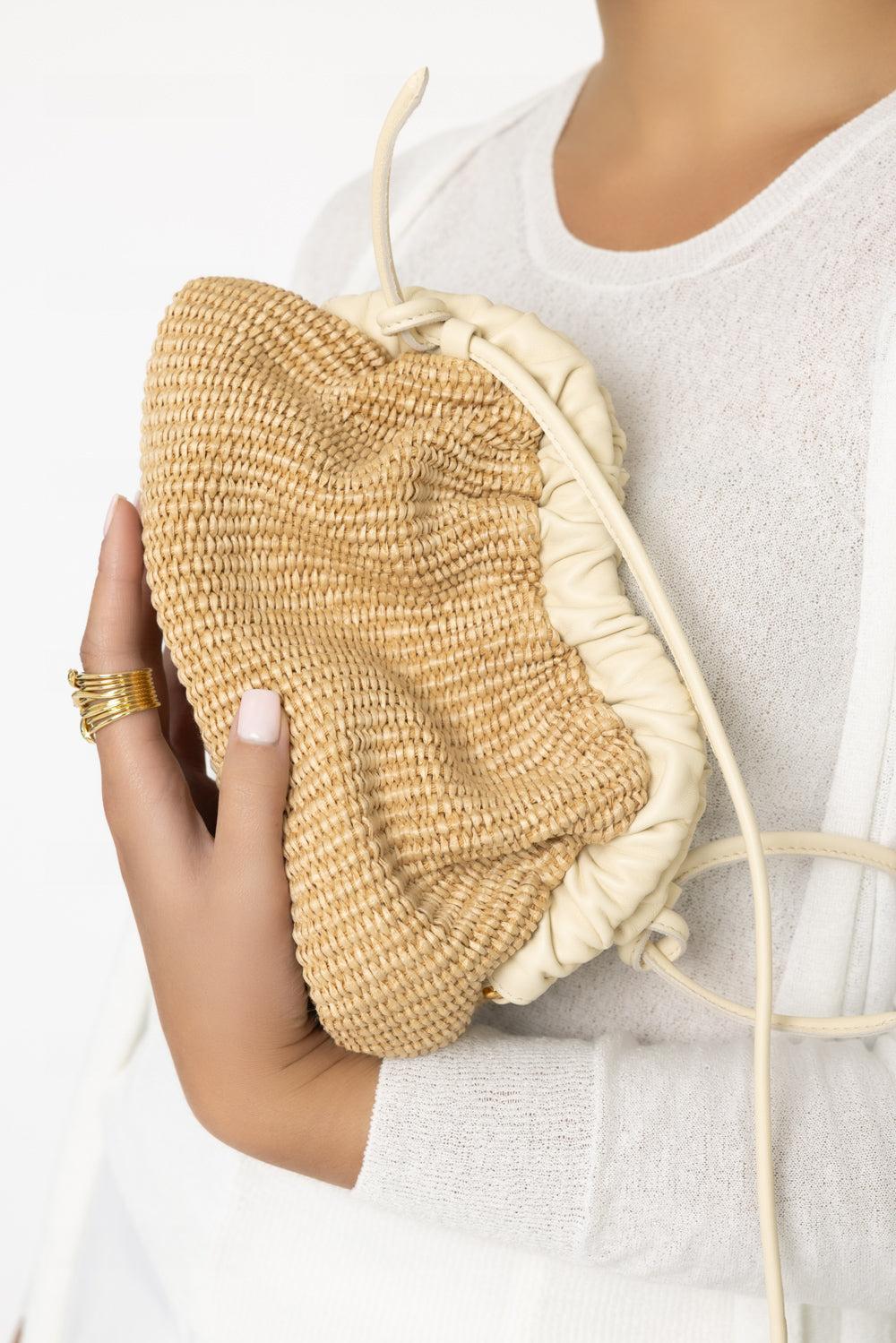 Mini Cloud Clutch - Natural - Image 3