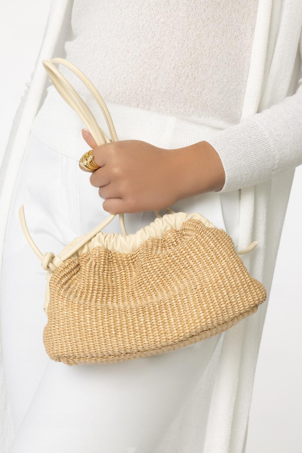 Mini Cloud Clutch - Natural - Image 4