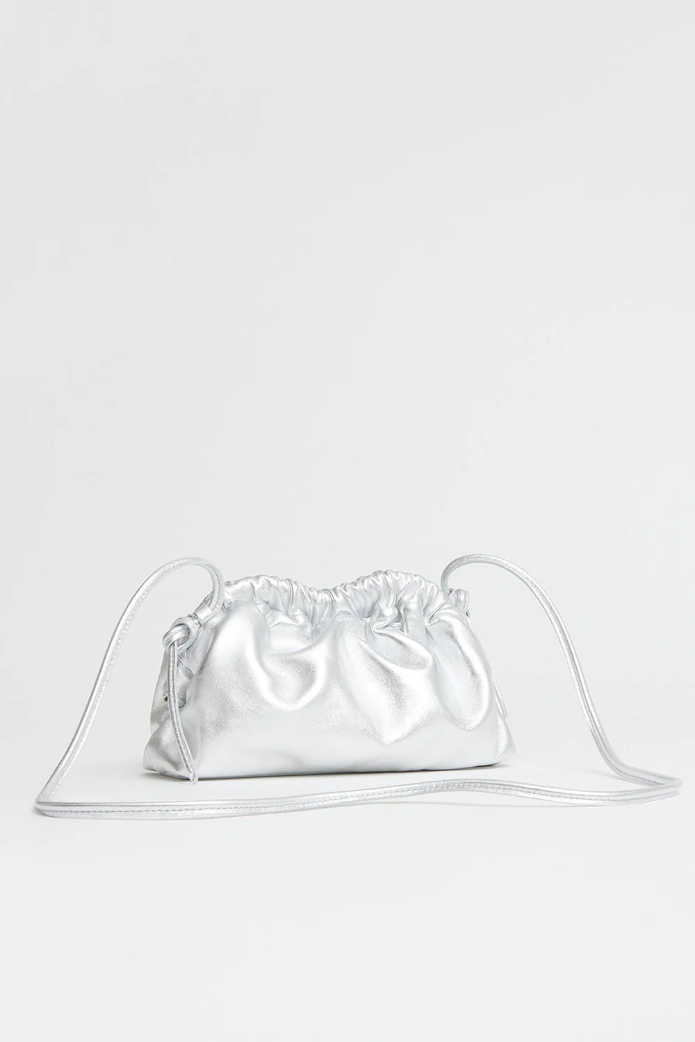 Mini Cloud Clutch - Silver - Image 5