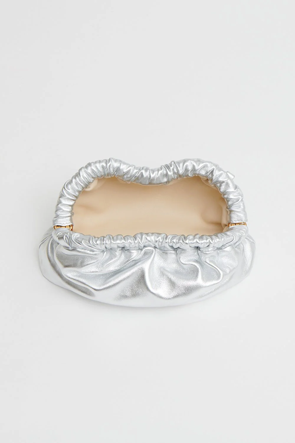 Mini Cloud Clutch - Silver - Image 6