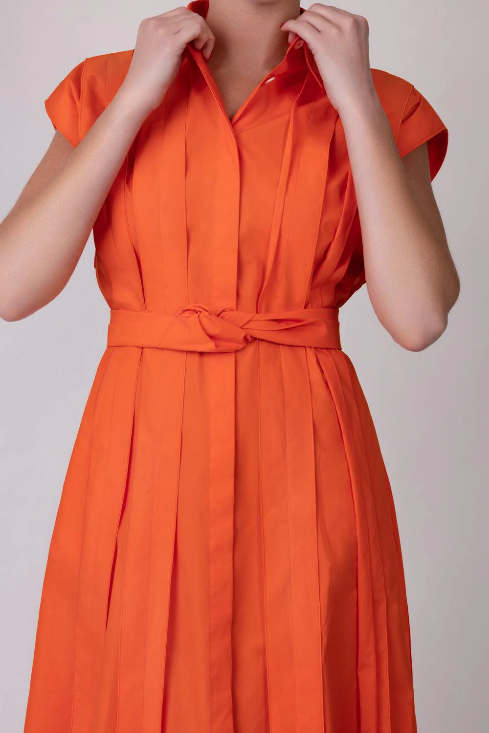 Button Front Collar Midi Dress - Image 3