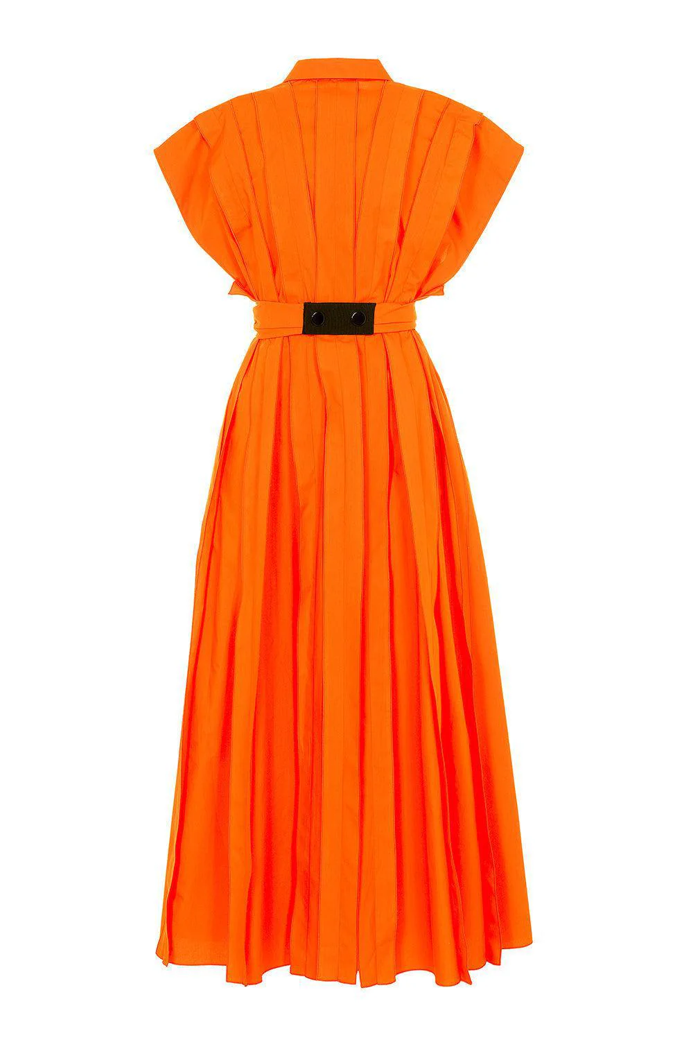 Button Front Collar Midi Dress - Image 5