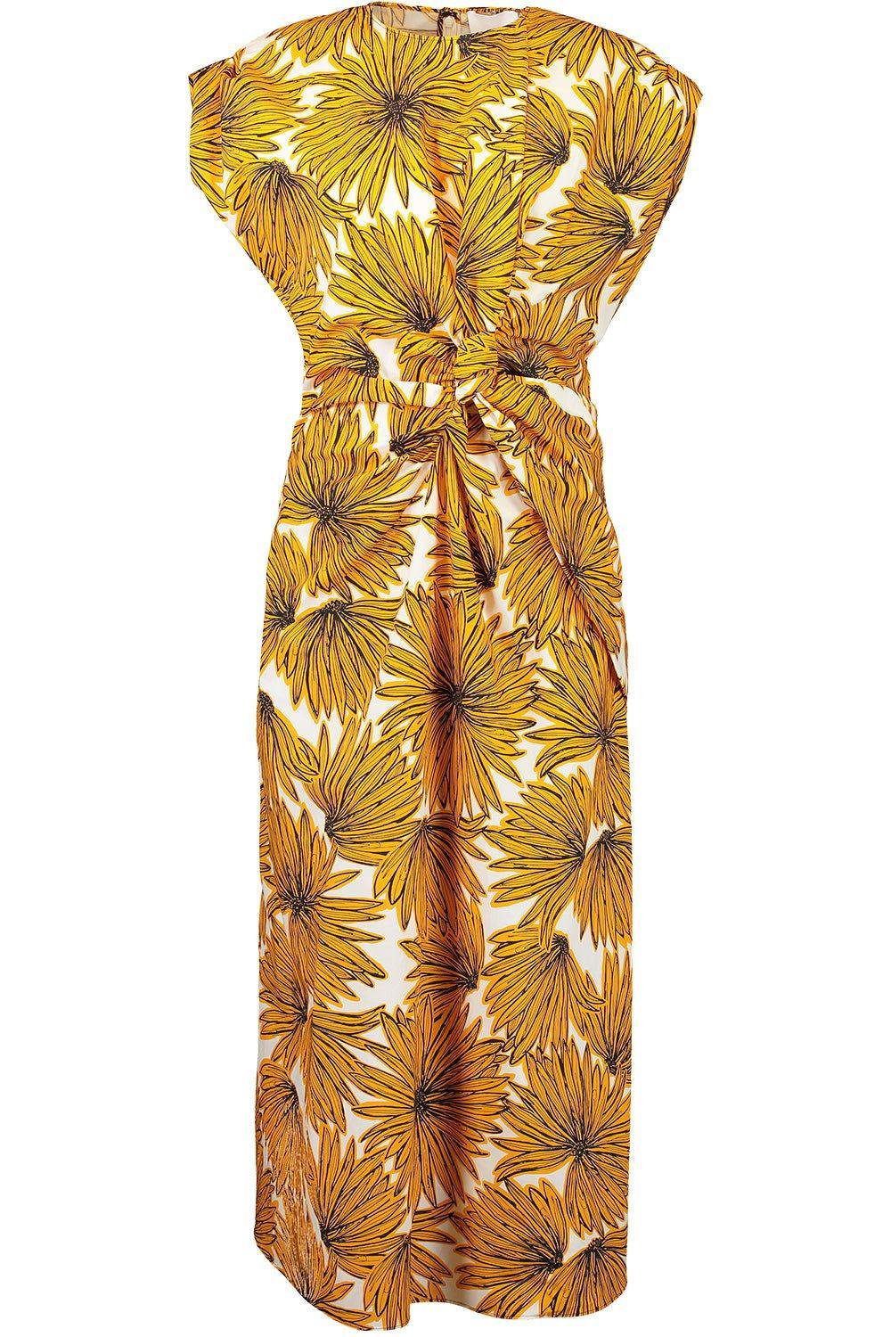Gathered Mide Dress
