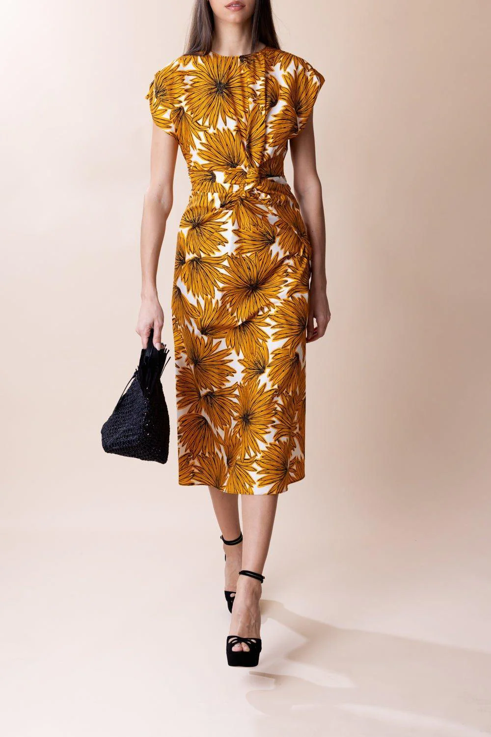 Gathered Mide Dress - Image 2