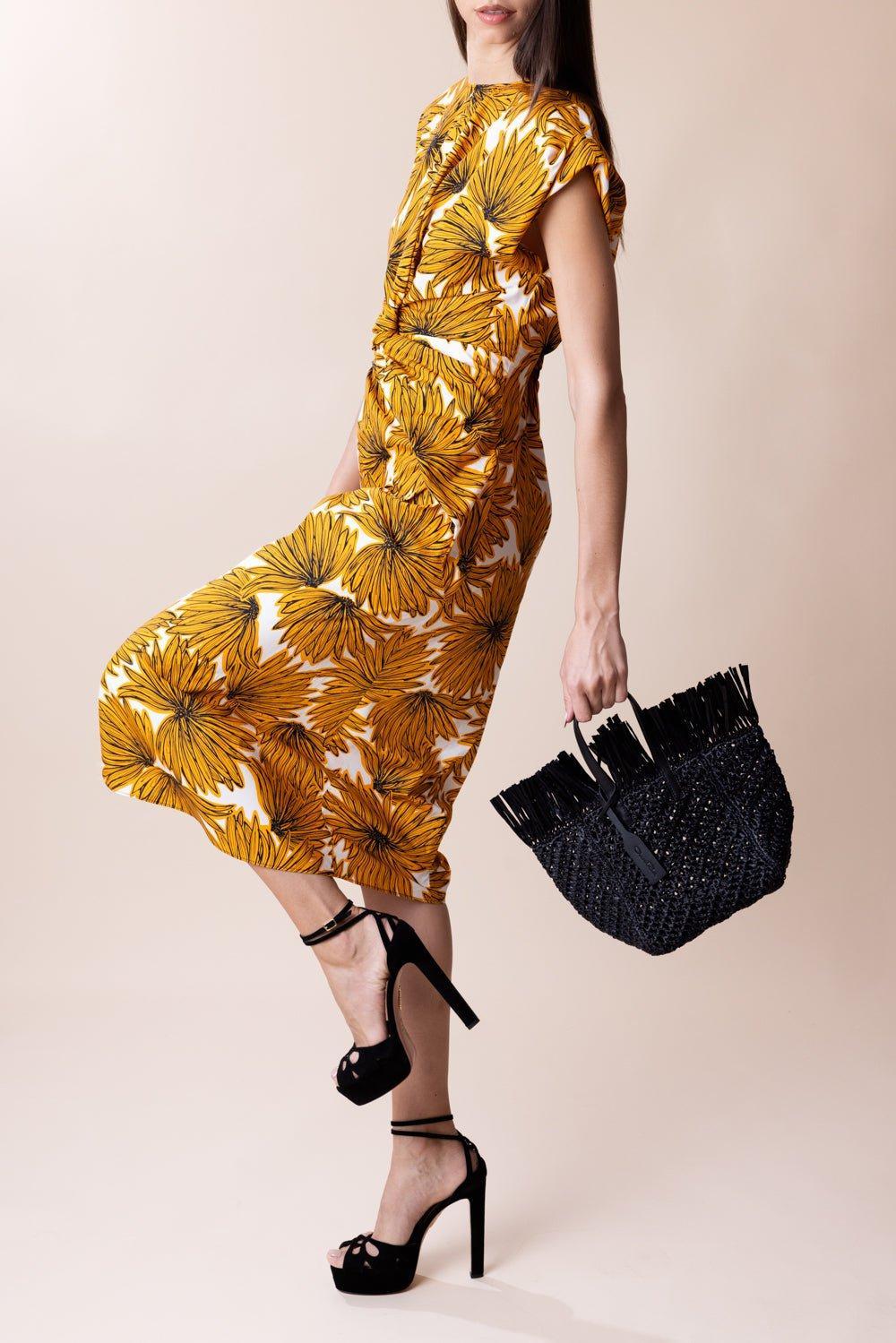 Gathered Mide Dress - Image 4