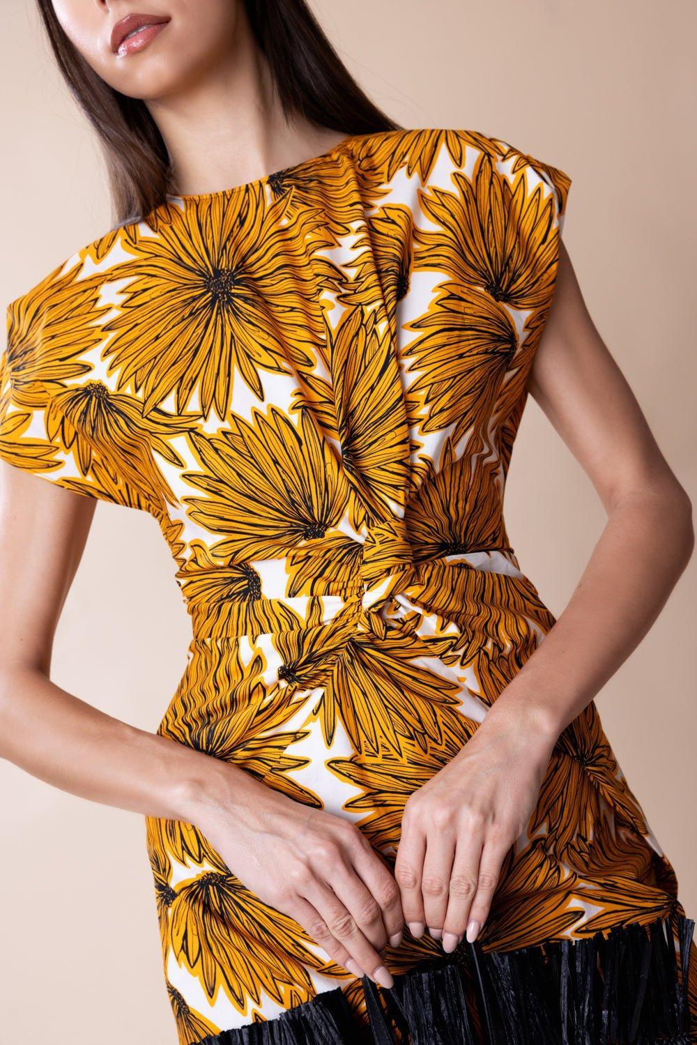 Gathered Mide Dress - Image 5