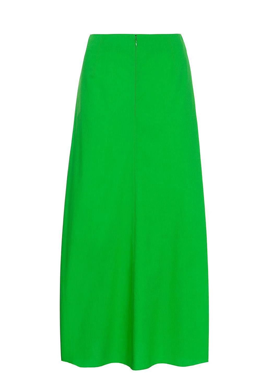 Gathered Midi Skirt - Green - Image 5