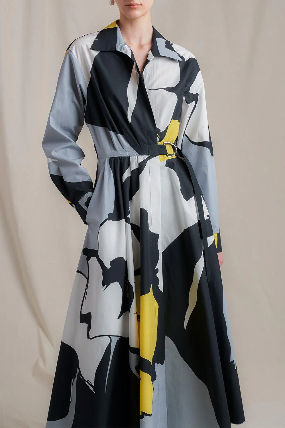Printed Chemisier Dress - Image 2