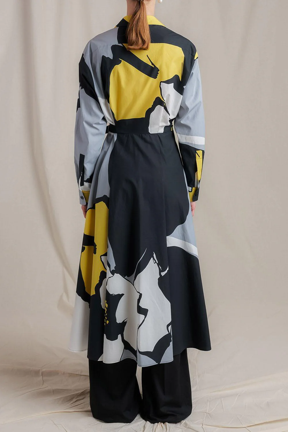 Printed Chemisier Dress - Image 4