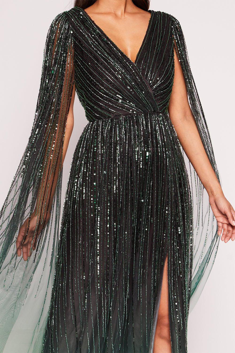 Ombre Cape Gown - Image 2