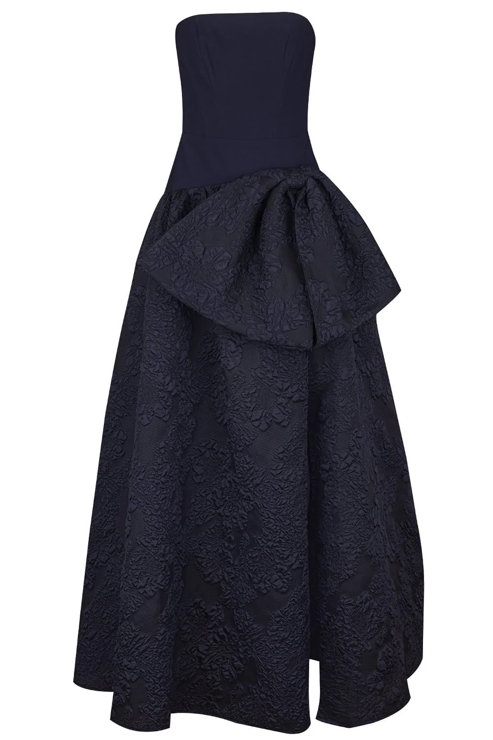 Strapless Bow Detail Gown