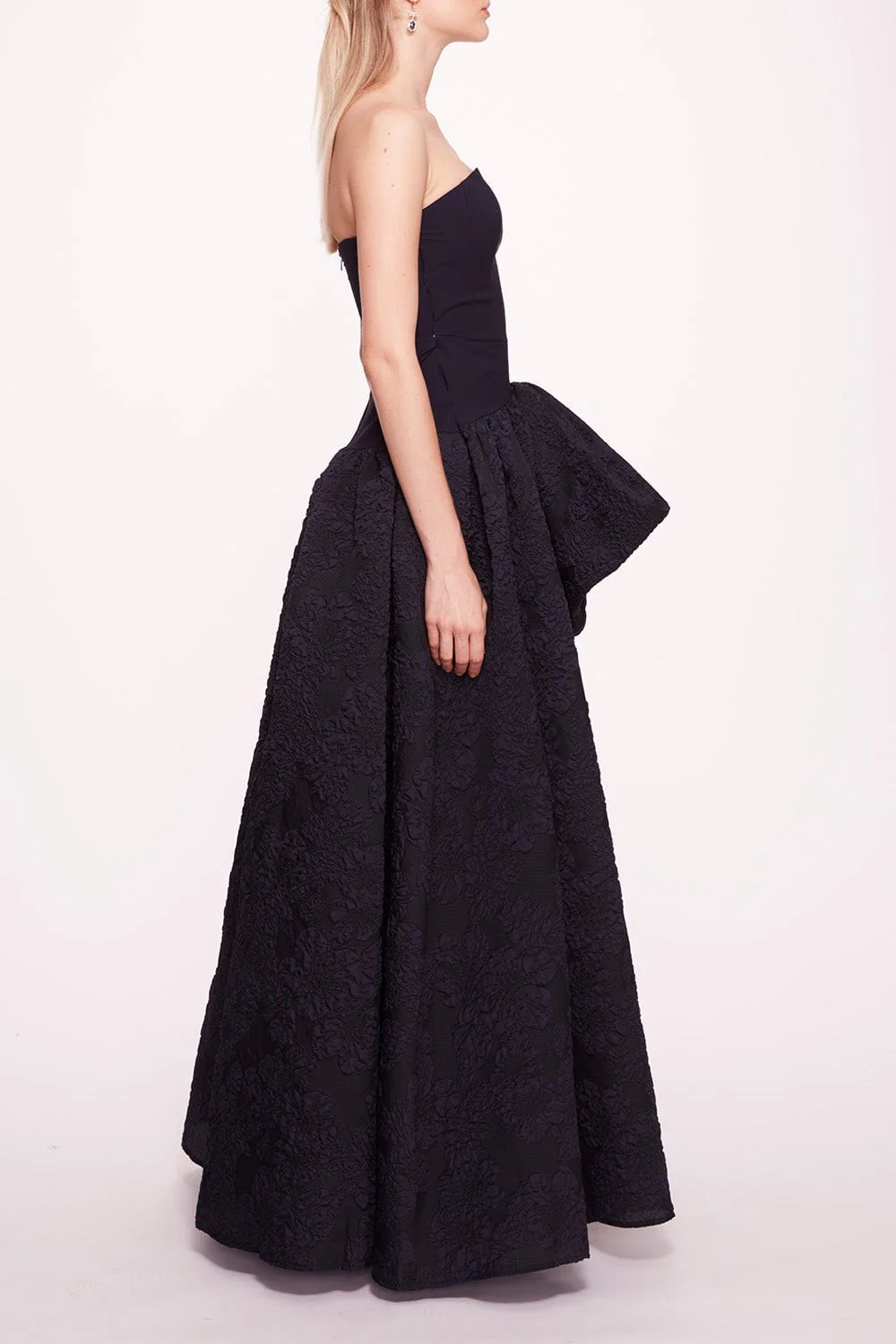 Strapless Bow Detail Gown - Image 4