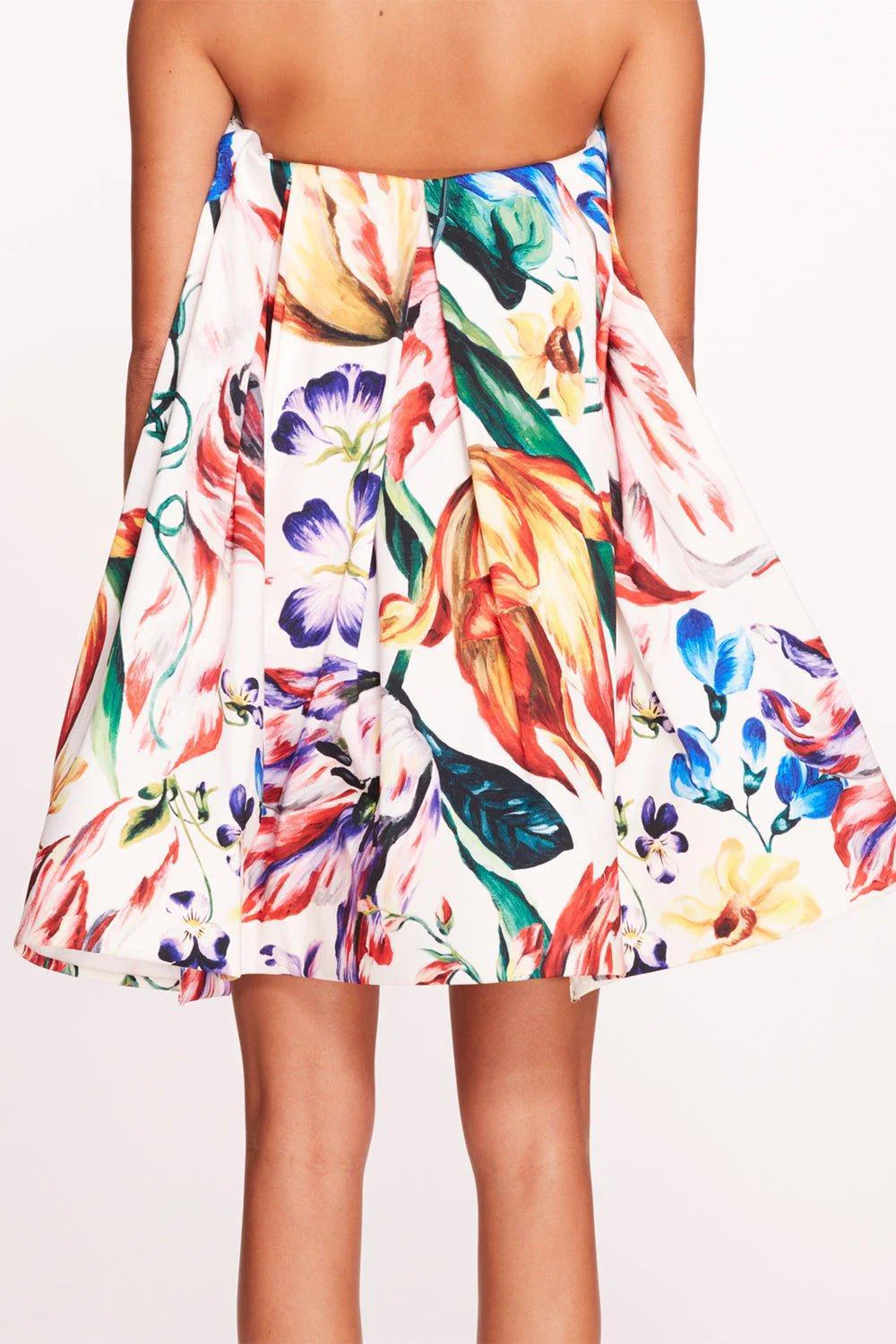 Strapless Cape Mini Dress - Image 4