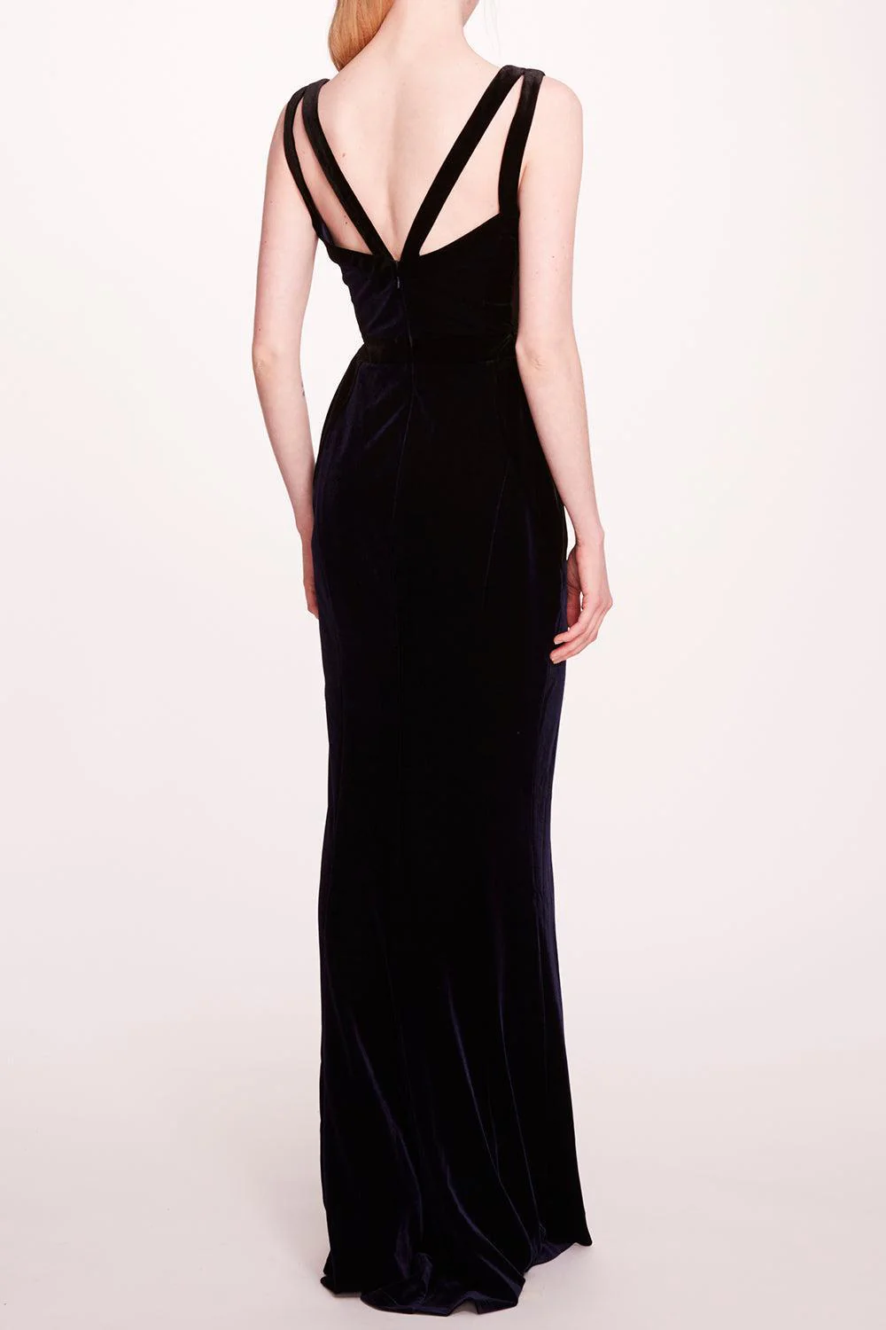 V-Neck Evening Dress - Image 2