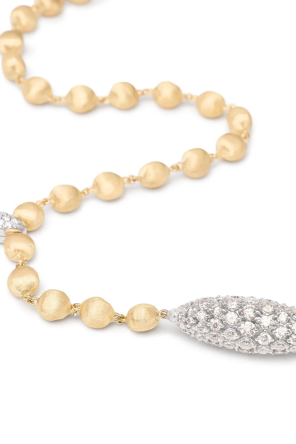 Africa Diamond Beaded Lariat Necklace - Image 3