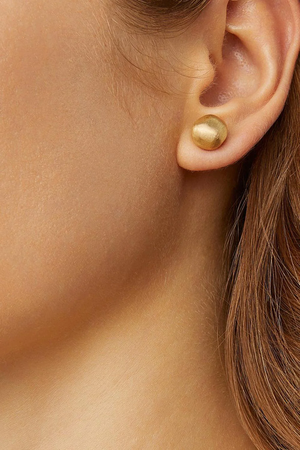 Africa Small Round Stud Earrings - Image 2