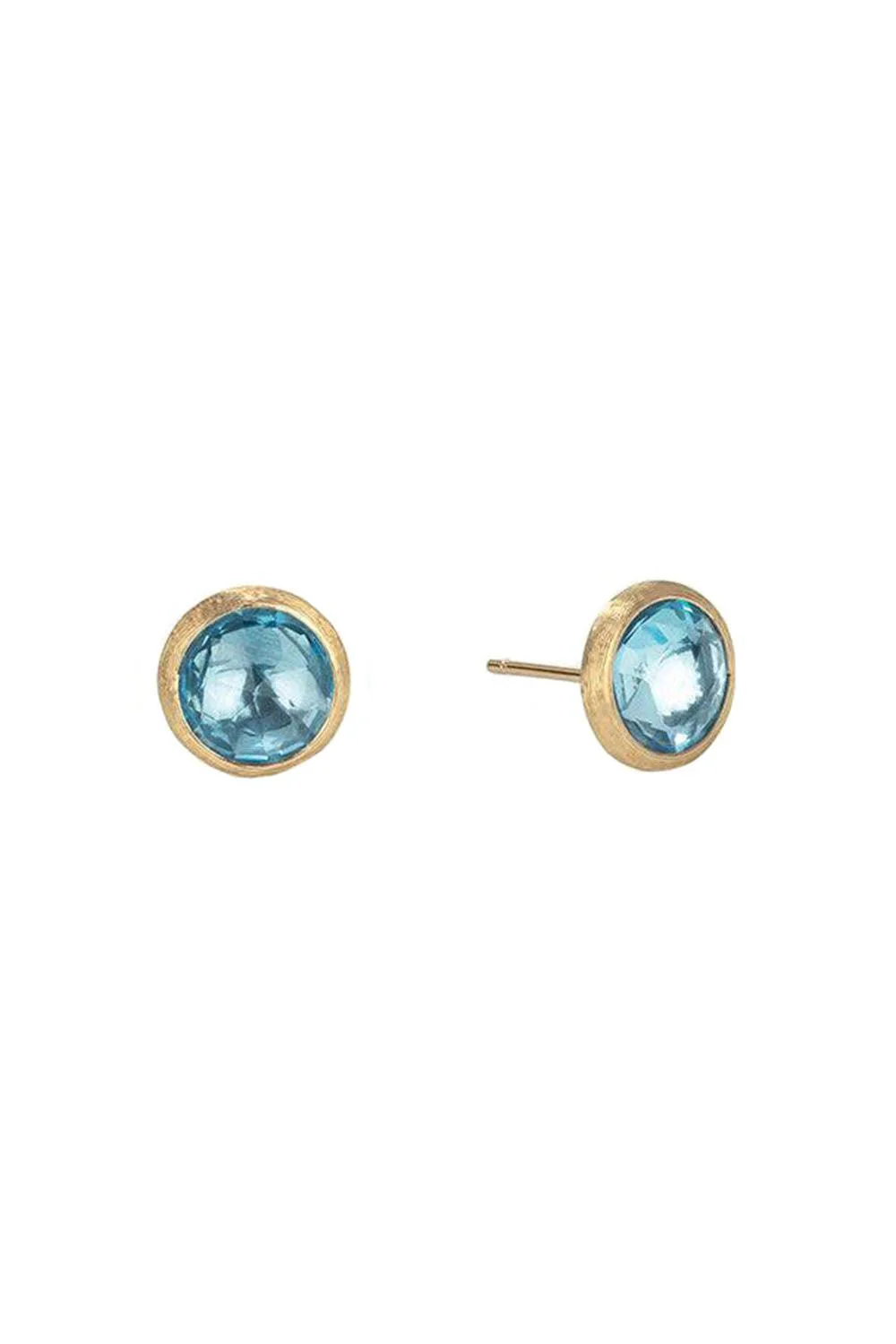 Blue Topaz Jaipur Stud Earrings