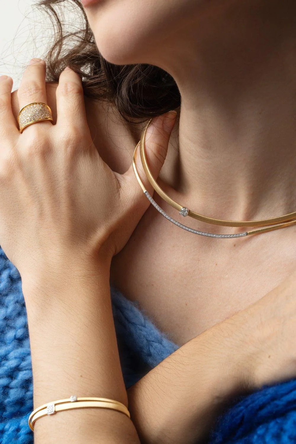 Diamond Coil Necklace - Image 2