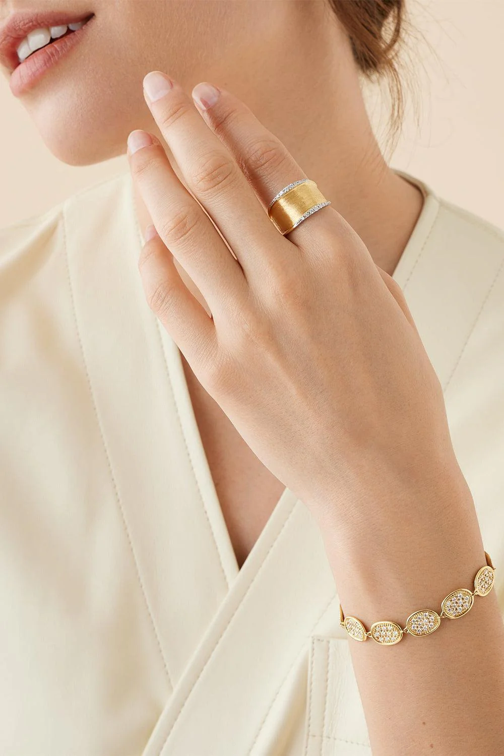 Diamond Collar Lunaria Bracelet - Image 2