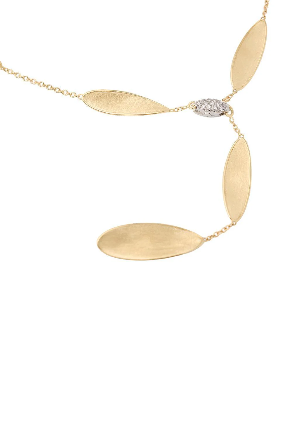 Diamond Lunaria Twist Necklace - Image 3