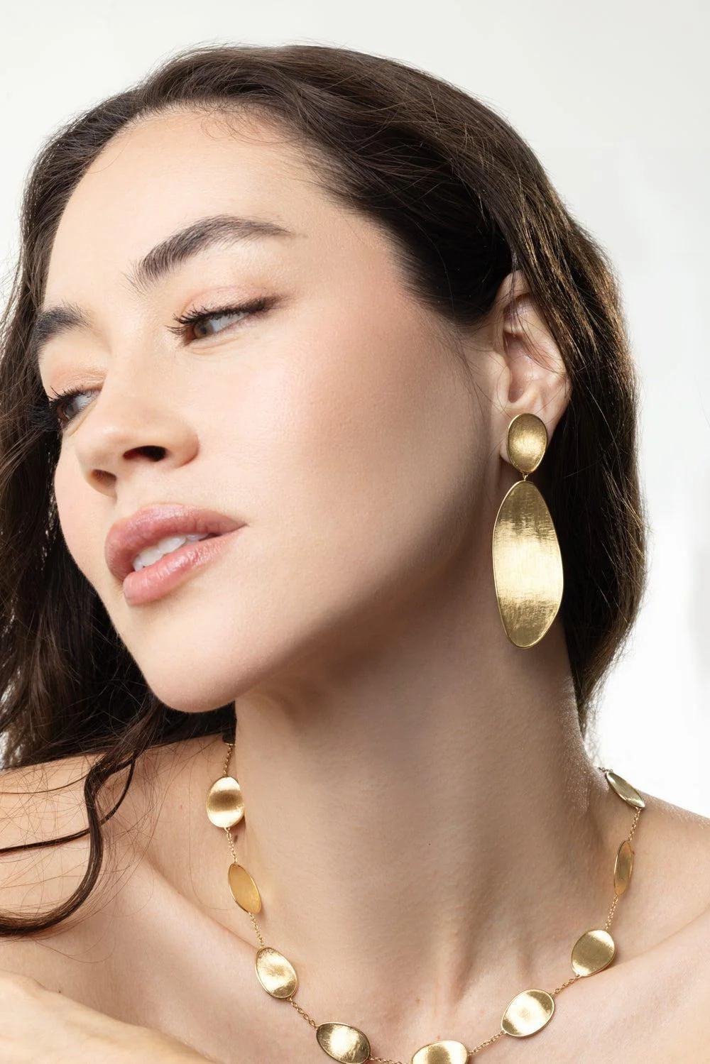 Elongated Drop Earrings - Image 2