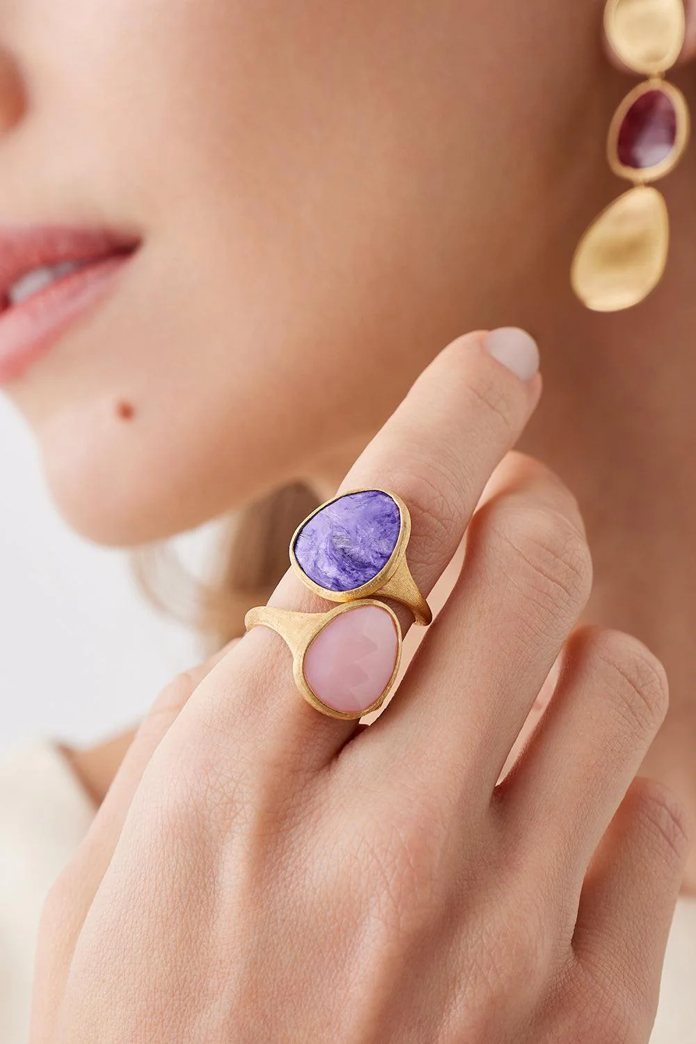 Lunaria Charoite Ring - Image 2