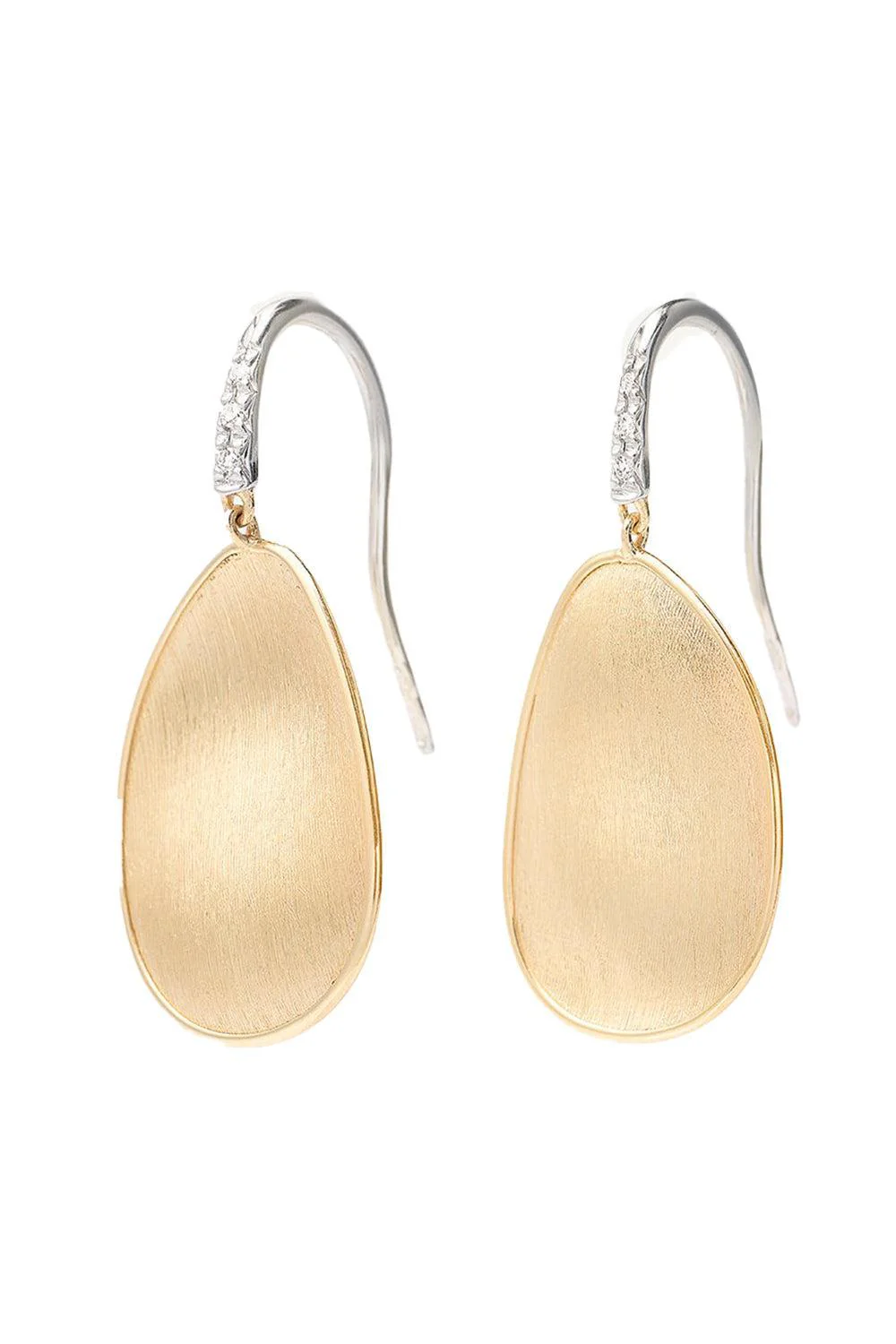Lunaria Medium Diamond Petal Drop Earrings