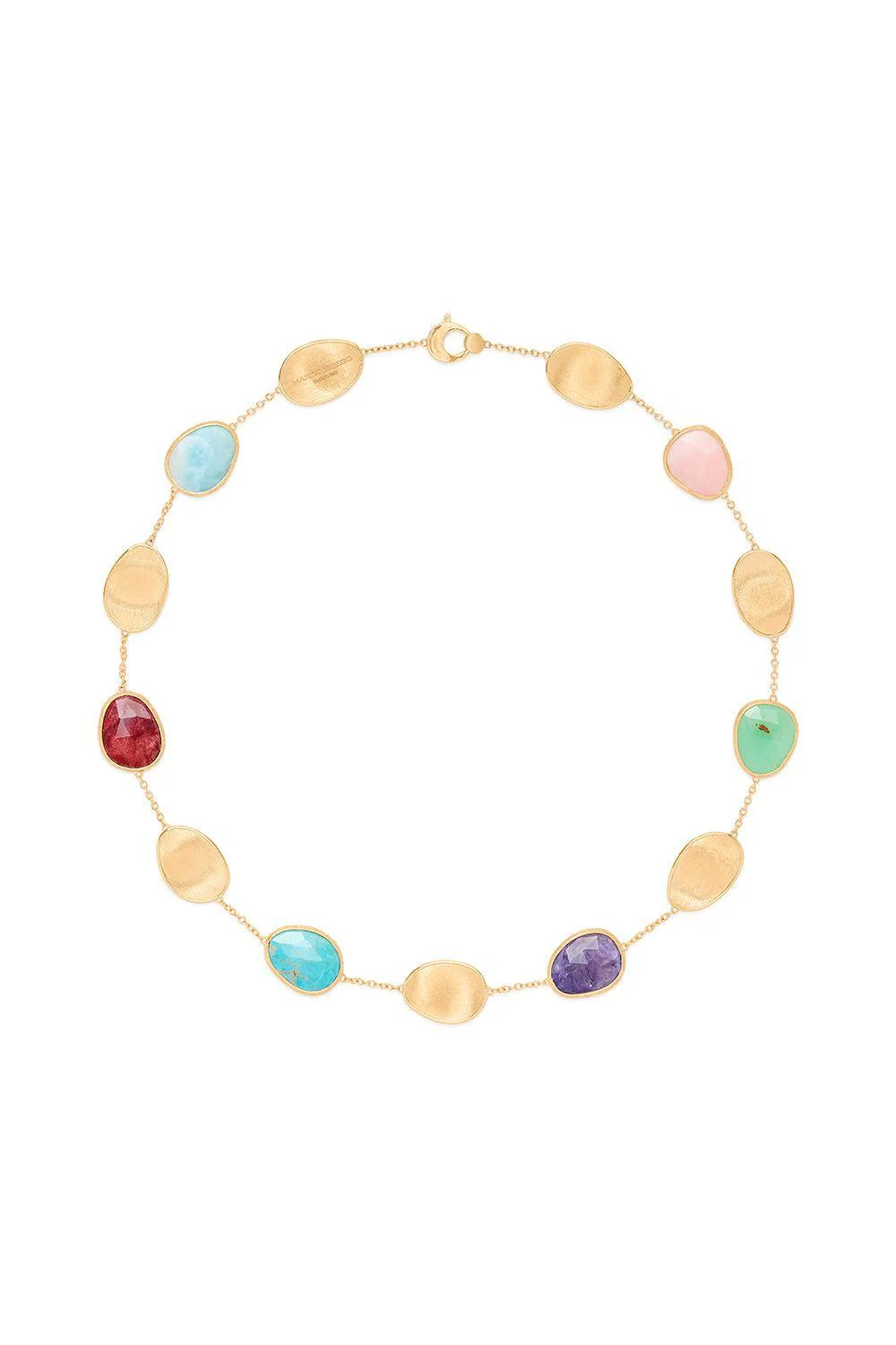 Lunaria Mixed Stone Collar Necklace