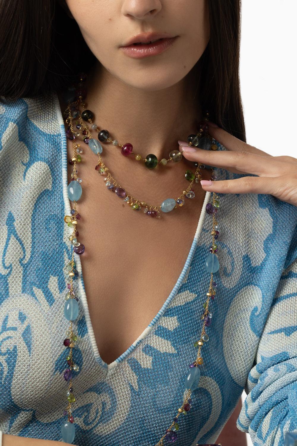 Master Piece Gemstone Necklace - Image 2