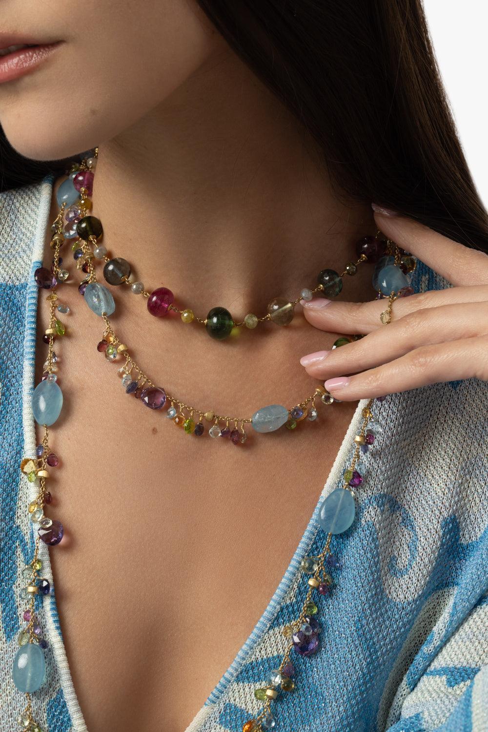 Master Piece Gemstone Necklace - Image 4