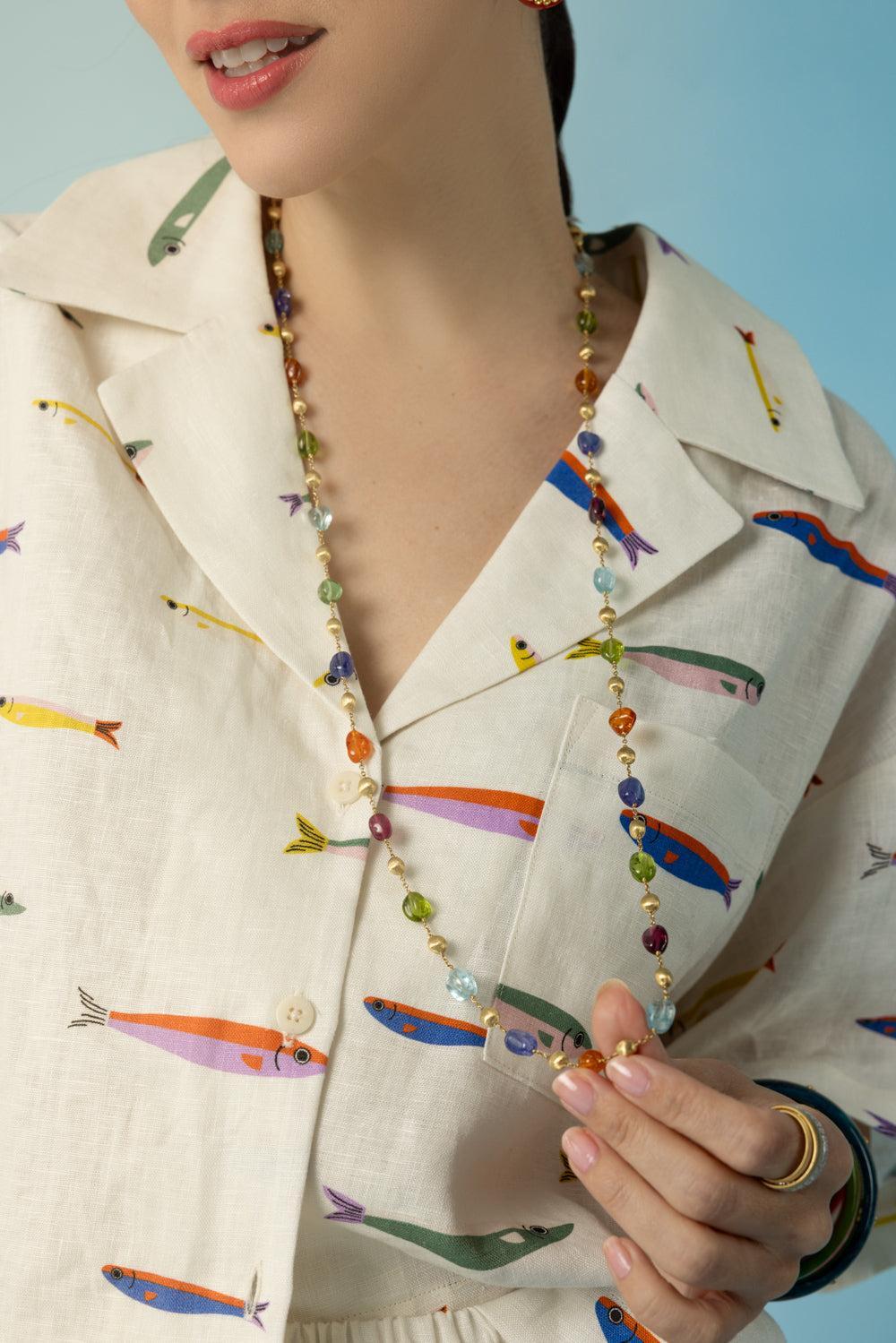 Mixed Gemstone Master Necklace - Image 2